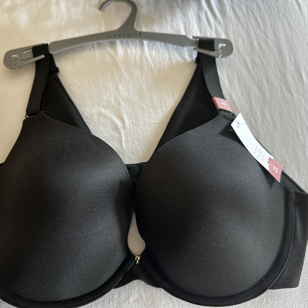 Lane Bryant boost plunge NWT 40D black